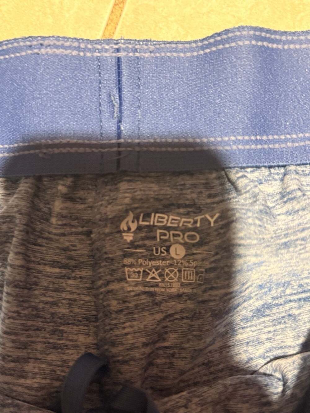 Liberty Pro Men's Athletic Performance Shorts Blue Size Large - Picture 4 of 4